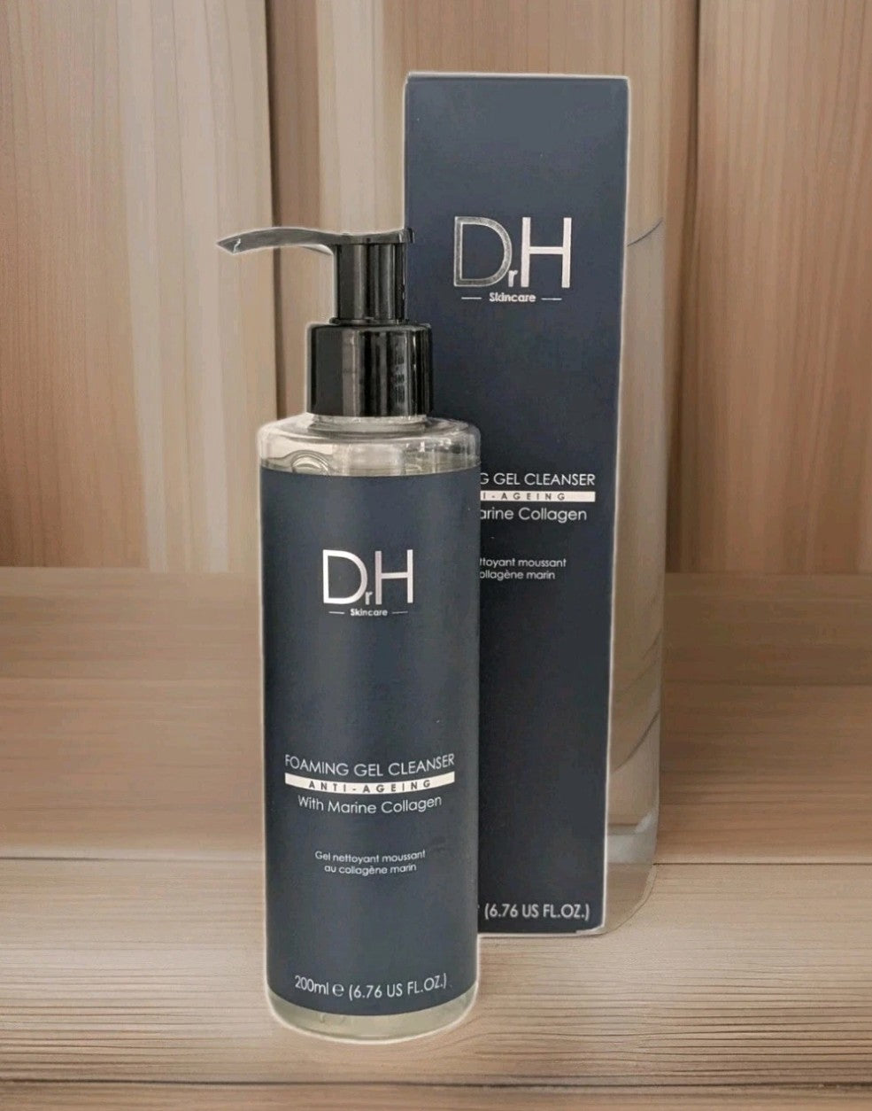 DrH Skincare Foaming Gel Cleanser Anti-Ageing with Marine Collagen 200 ml