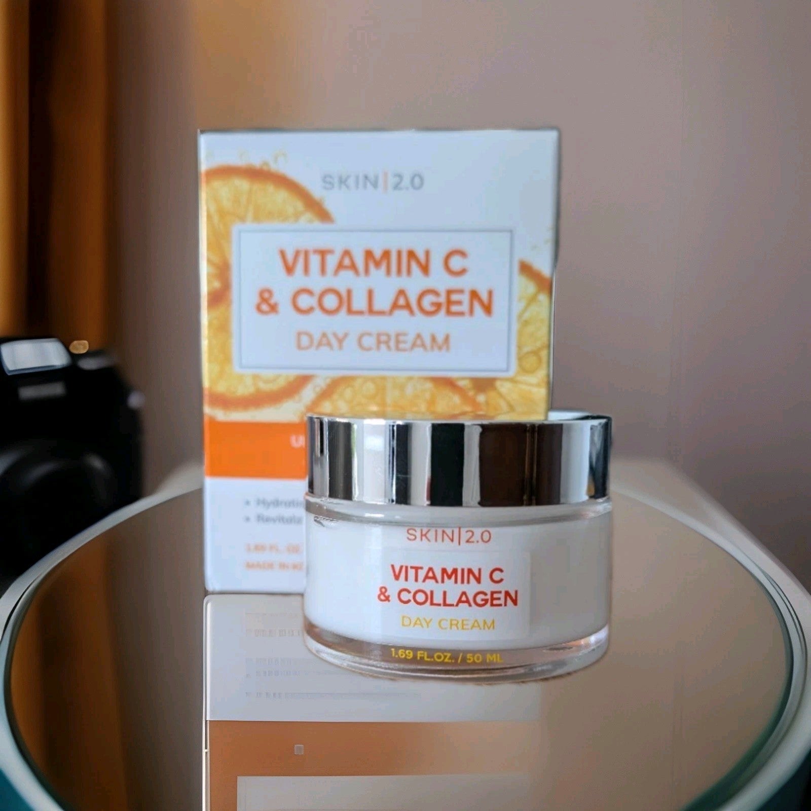 SKIN 2.0 Vitamin C & Collagen Day Cream For Face Brand New In Box Sealed