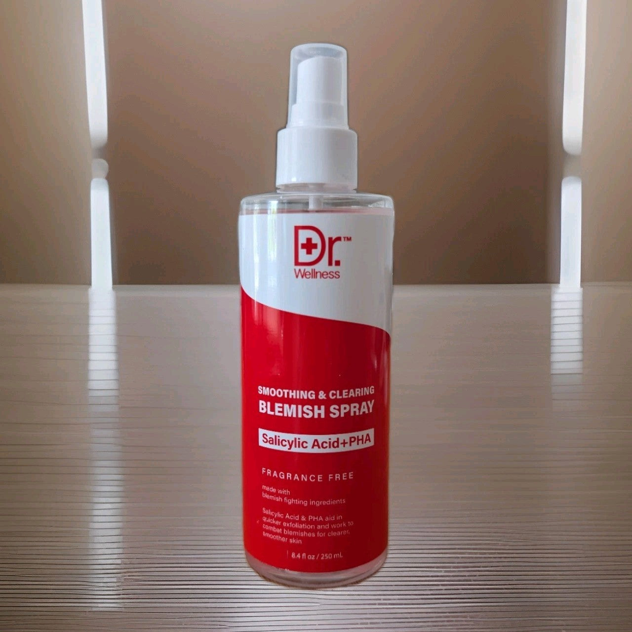 Dr.Wellness Smoothing & Clearing Blemish Spray Salicylic Acid + PHA 250ml New