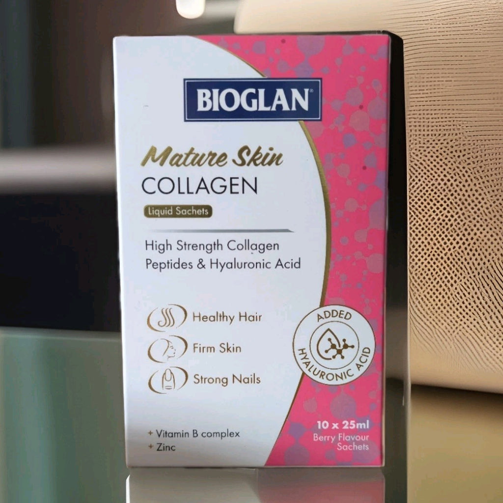 Bioglan Mature Skin High Strenght Collagen 10 Sachets (25ml Each) Berry Flavored