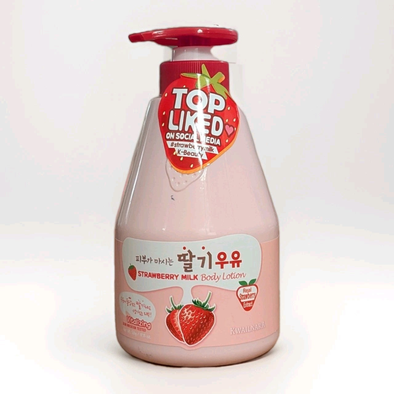 KWAILNARA Strawberry Milk Body Lotion 560g